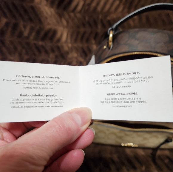 Coach Purse Backpack, NWT - Picture 7 of 14